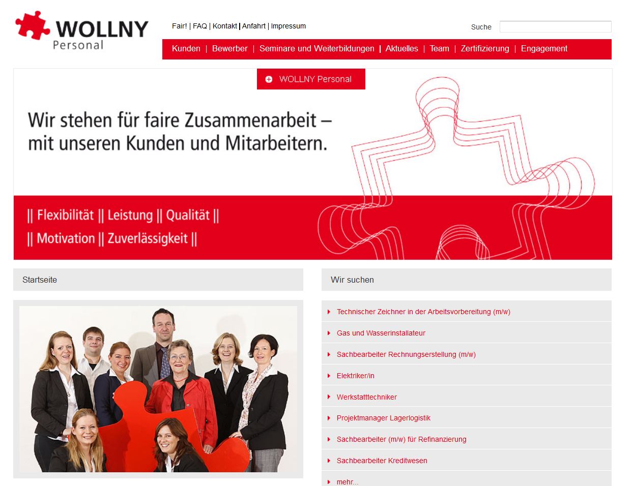 Relaunch Wollny Personal